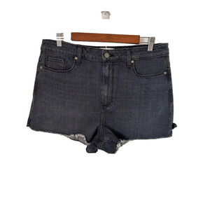Paige‎ Margot Women's 32 High-Rise Pebbles 90's Y2K Rockabilly Cut Off Shorts